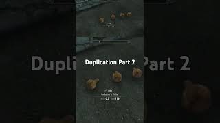 Skyrim Duplication Glitch Part 2 fortnite skyrim glitches minecraft games gameplay [upl. by Ahselef]