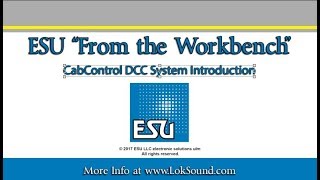 ESU CabControl DCC System Introduction [upl. by Kcirddot]