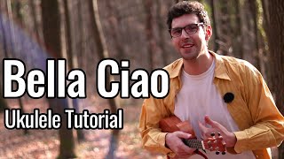 Bella Ciao Ukulele Tutorial [upl. by Archambault]