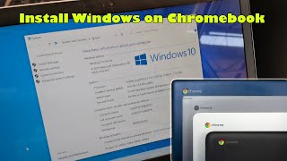 How to Install Windows 10 on Chromebook With USB [upl. by Odlanier]