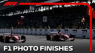 F1 Photo Finishes But The Gaps Keep Getting Smaller [upl. by Jeraldine665]