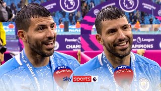 Sergio Aguero reflects on his incredible Man City career after his final game for the club [upl. by Ettennej652]