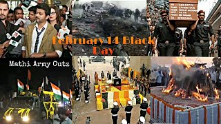 INDIAN ARMY Pulwama Attack 😭💂  🏴February 14 Black Day🏴  Tamil Status Video  💯 Mathi Army Cutz [upl. by Odirfliw]