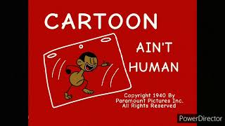 Max Walter In Cartoon Aint Humans 1940 Original Titles Recreation The Puppetoon Movie Vol 2 [upl. by Grevera]