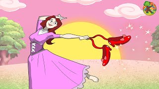 The Red Shoes  KONDOSAN English  Fairy Tales amp Bedtime Stories for Kids [upl. by Jodie]