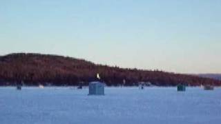 Lake WinnipesaukeeMeredith BayKite Boarding [upl. by Rosemary154]