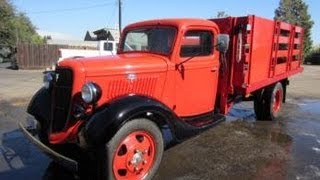 1935 Ford 15 Ton Truck with V8 Motor on GovLiquidationcom [upl. by Eelyah]