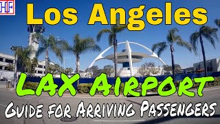 Los Angeles Airport Arrival  LAX Connection Flight [upl. by Jerrol33]