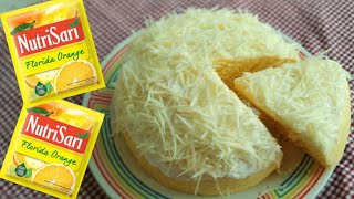 Resep bolu kukus Nutrisari 1 Telur Tanpa Mixer Enak amp Lembut Mudah [upl. by Neona]