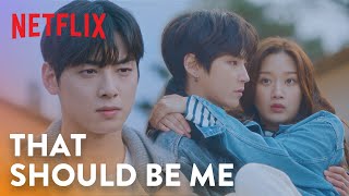 Cha Eunwoo is jealous about how close Hwang Inyoup and Mun Kayoung are  True Beauty Ep 8 ENG [upl. by Desdamona]