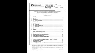 SAE ARP 4761 Guidelines and Methods for Conducting the Safety Assessment Process [upl. by Eikcuhc]