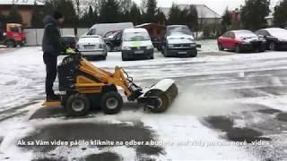 Hysoon 380 práca s rotačnou kefou rotating brush [upl. by Iy]