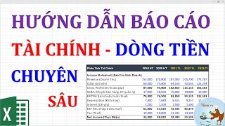 Báo cáo Phân tích Tài chính Dòng tiền chuyên sâu bằng Excel [upl. by Norven]