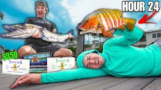 We Caught Fish for 24 HOURS Straight What did we catch [upl. by Osher]