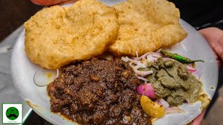 Best Chole Bhature Street Food in India  Paharganj Delhi [upl. by Eanahs]