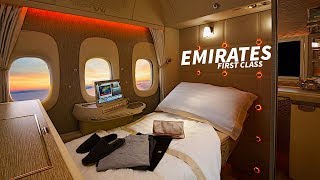 EMIRATES A380 New FIRST CLASS SUITE [upl. by Hayes]