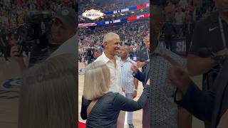 Obama Holds Court Before USA Basketball Tips Off [upl. by Oinesra]