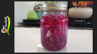 Pickled Red cabbage Recipe Perfect for salads and sandwiches [upl. by Naujek660]