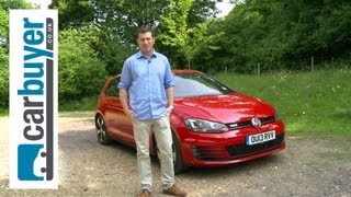 Volkswagen Golf GTI MK7 hatchback 2013 review  CarBuyer [upl. by Edras465]