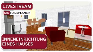 Inneneinrichtung eines Hauses im 3D HAUSPLANER [upl. by Ellimaj]