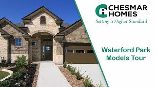 Chesmar Homes House Tour Waterford Park Model  San Antonio Area Home Tours [upl. by Assille53]