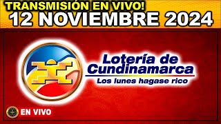 LOTERIA DE CUNDINAMARCA último sorteo del MARTES 12 de noviembre de 2024 [upl. by Yenitirb]