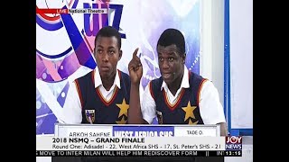 2018 NSMQ – Grand Finale – Round 1amp2 on JoyNews 5718 [upl. by Kristal373]