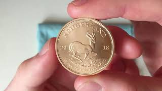 Gold Krugerrand One Ounce Coin 2018 Review [upl. by Curhan]