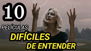 Top 10 Mejores Películas PSICOLOGICAS Difíciles De Entender [upl. by Suiradal172]