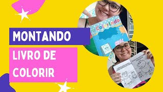 COMO FAZER LIVRO DE COLORIR  VIDEO AULA COMPLETO [upl. by Bertle]