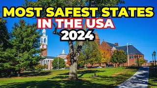 10 Safest States In The USA [upl. by Adok]