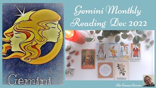 GEMINI  December 2022 Monthly Tarot Reading [upl. by Zobe709]