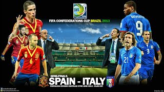 Confederations Cup 2013 Semi Spain vs Italy [upl. by Aletta]