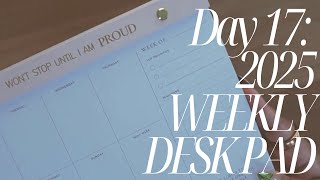 2025 Weekly Desk Planner  Daily Planning System  Planner System Unboxing 2025  Goldmine amp Coco [upl. by Aydne]