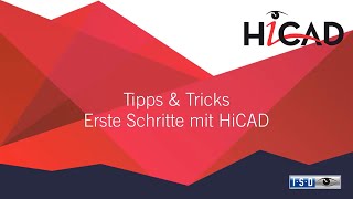 Erste Schritte mit HiCAD [upl. by Arze]