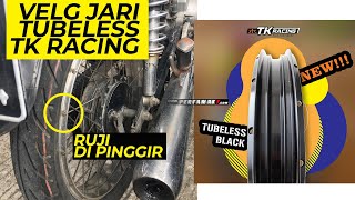 Velg Jari Tubeless TK Racing Bright 🤑🏍 tkracing tubeless pelek [upl. by Harod450]