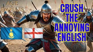 Age of Empires IV Defeat Annoying English with Mongols [upl. by Esilrac]