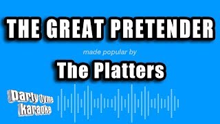 The Platters  The Great Pretender Karaoke Version [upl. by Nidla145]