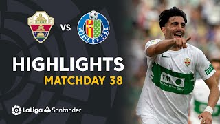 Resumen de Elche CF vs Getafe CF 31 [upl. by Corbie]