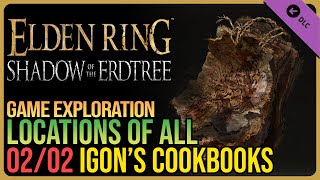 All Igon’s Cookbooks Elden Ring DLC [upl. by Nylirac648]