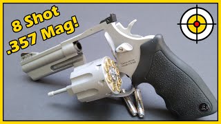 Taurus Model 608 8 Shot 357 Magnum Revolver Unbox amp Range Testing [upl. by Snoddy]