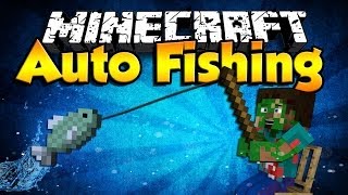 Auto Fishing Mod  AUTOMATIC FISHING Minecraft Mod Showcase [upl. by Sorilda]