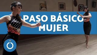 ¿Cómo bailar TANGO ARGENTINO 💃 Pasos Básicos MUJER Tutorial [upl. by Adnovaj544]