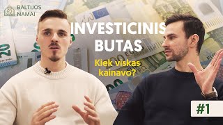 Kiek kainavo įrengti investicinį butą  Kaip mums pavyko nupirkti butą už tokią kainą [upl. by Ahtnammas]