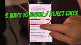 3 Ways to Block Calls on Android Phones Tablets [upl. by Ettenuahs859]