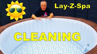 How to Clean Your Lay z Spa amp Filter  LayZSpa St Moritz 2021 🎓 [upl. by Runkel]