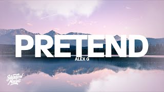 Alex G  Pretend Lyrics [upl. by Zea]