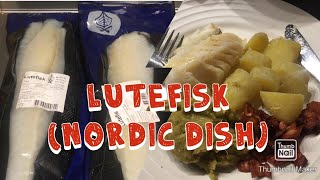 LUTEFISK  NORDIC DISH [upl. by Sorce]