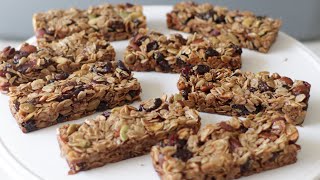 How to Make Granola Bars  Yummy Homemade Granola Bars Recipe  GlutenFree [upl. by Ennairak359]