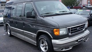 SOLD 2004 Ford Econoline Explorer Conversion Walkaround Start up Tour and Overview [upl. by Redyr872]